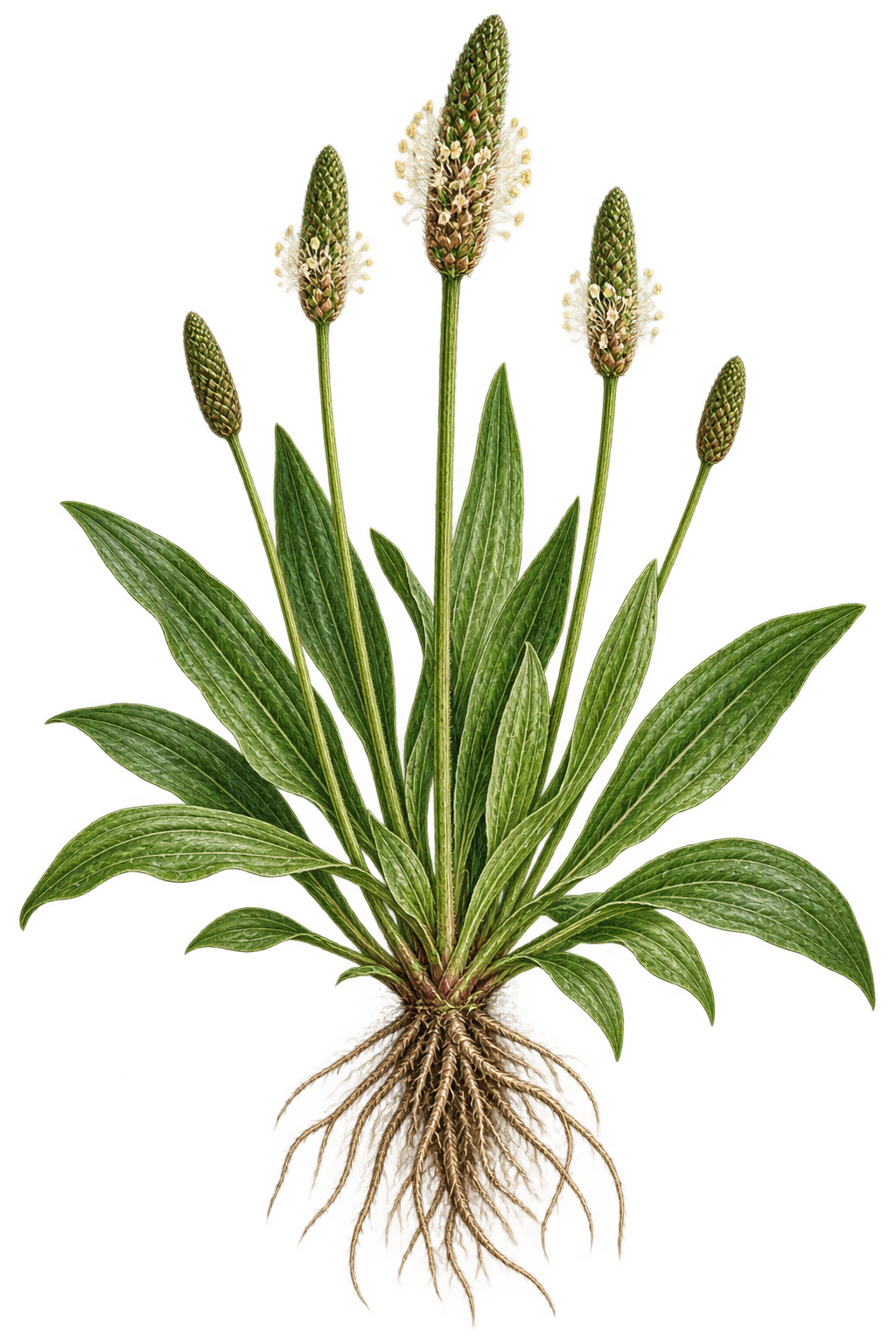 Теснолистен тегавец – Plantago lanceolata L.